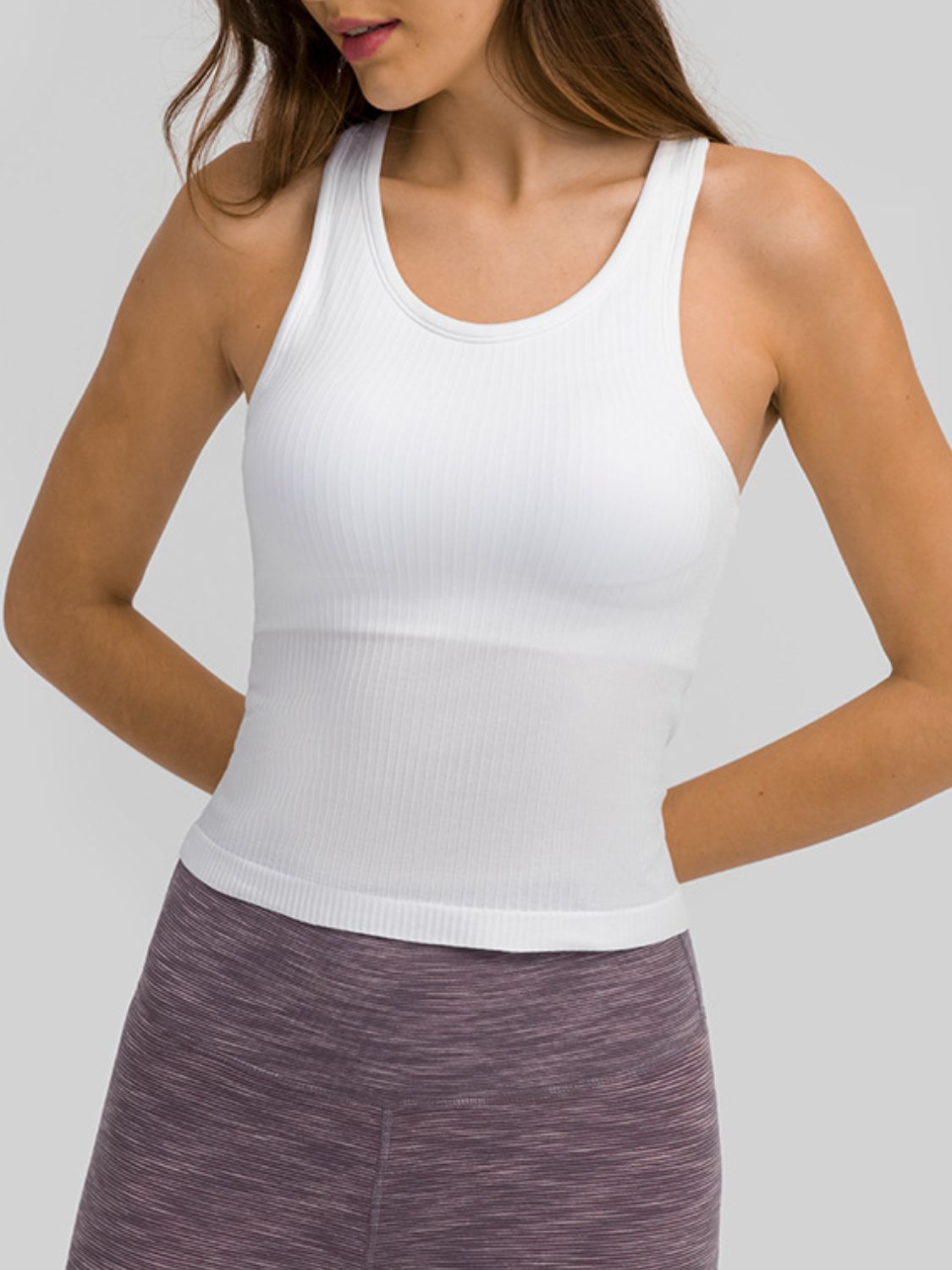 Round Neck Racerback Active Tank