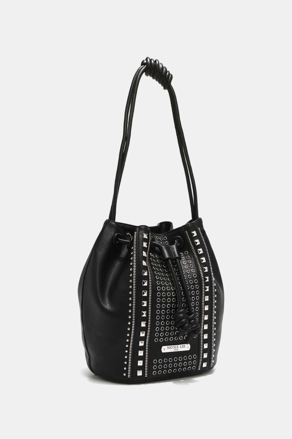 Amy Studded Bucket Bag