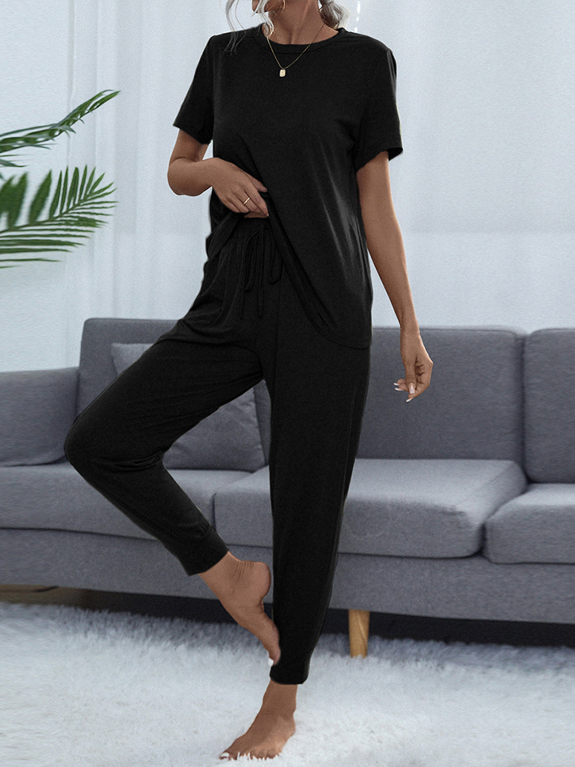 Take a load off Short Sleeve Top and Pants Set