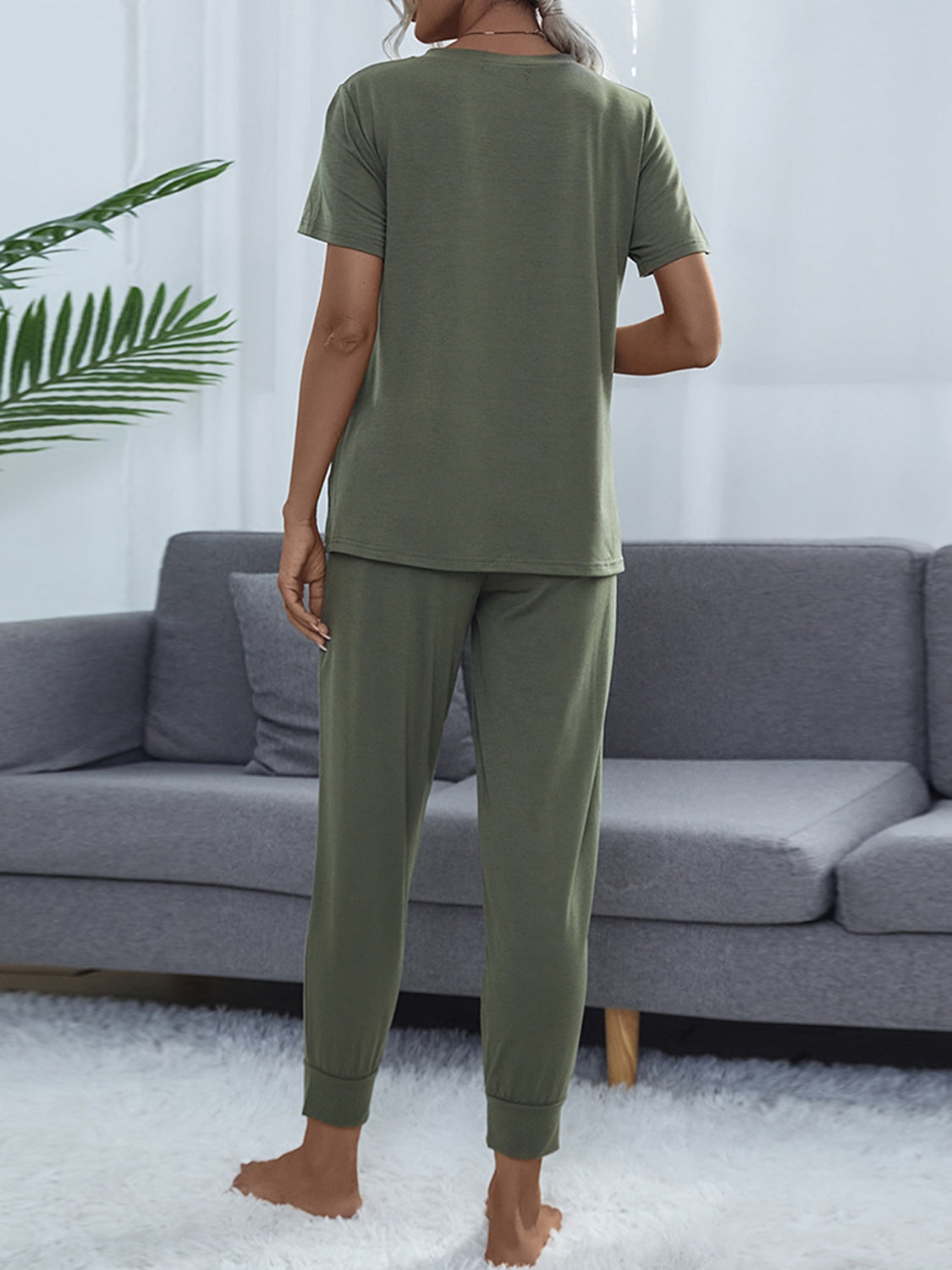 Take a load off Short Sleeve Top and Pants Set